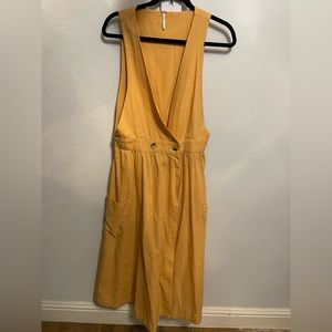 Free People Yellow Maxi Dress